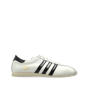 아디다스 파리 스트랩 레이스 업 스니커즈, US 6.5(KR 235), 베이지계열+블랙계열