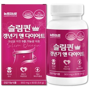 뉴트리셋 여성 갱년기 다이어트 체지방 감소 카테킨 중년 복부지방 뱃살 내장지방 관리 보조제, 60정, 1개