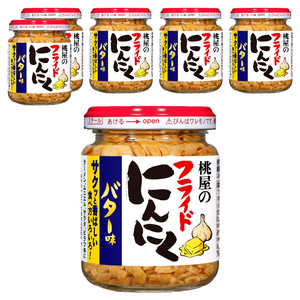 모모야 프라이드 마늘 버터 맛 40g × 6 개 [마늘 칩 프라이드 마늘 마늘 칩]
