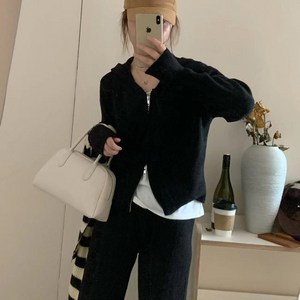 러블리엠마 여성 니트후드집업 팬츠 투피스세트 4컬러