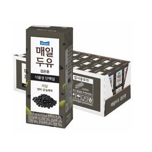 매일두유 검은콩, 190ml, 48개