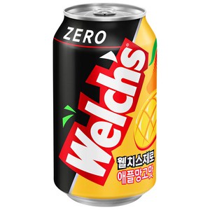 웰치스 제로 애플망고맛, 355ml, 24개