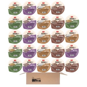 동원 양반 100밥 130g 4종기획세트(찰진밥6+오미밥6+현미밥6+흑미밥6), 130g, 24개