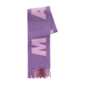 마르니 로고 프린지 스카프