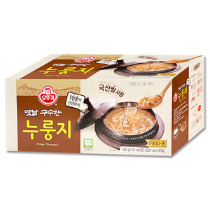 오뚜기 옛날 구수한 누룽지 60g x 18개/국산/누룽지탕, 1.08kg, 1개