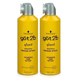 (2팩) 미국 갓투비 글루 블라스팅 프리즈 스프레이 340ml / GOT 2B Glued Blasting Freeze Spray, 340g, 2개