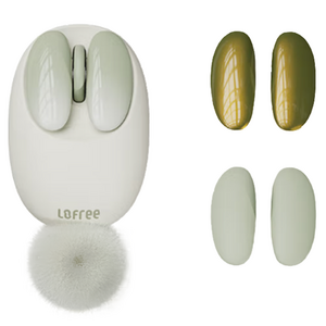 로프리 꽃입 디자인 무선 듀얼 모드 마우스 OE904S
