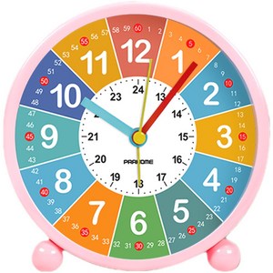 프라홈 무소음 숫자 교육용 알람 탁상시계
