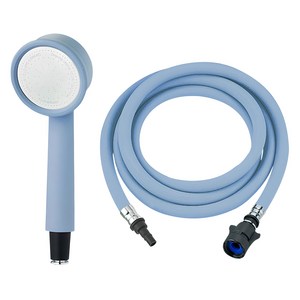 닥터워터 국내 제조 원터치 디자인 샤워헤드 + 샤워호스 세트 2M, SKY BLUE, 1개