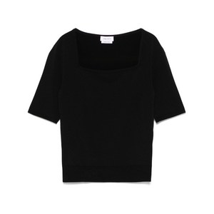 알렉산더맥퀸 파인 니트 티셔츠, 블랙계열, Standard L(KR 77)