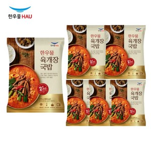 [치타마켓] 한우물 육개장 국밥, 210g, 6개