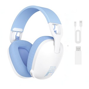 ONIKUMA B2 무선 게이밍 헤드셋 노이즈 캔슬링 블루투스 5.3 2.4GHz