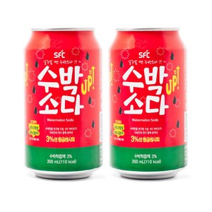 SFC바이오 수박소다 UP 탄산음료, 24개, 350ml