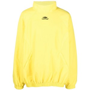 발렌시아가 로고 오버사이즈 스웨트셔츠, 옐로우계열, Numeric 3(KR 110)