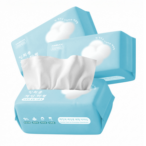 Aimbuck 순면 일회용 페이스 타올 수건대용 팝업타입
