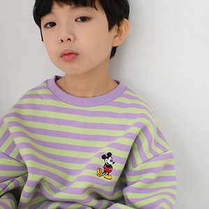 소년마켓 아동용 기모 슬기로운 미키생활 맨투맨