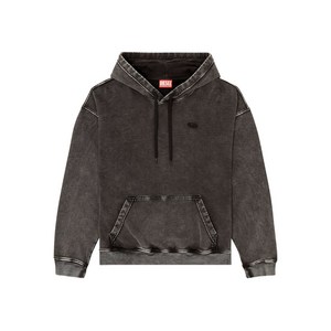 디젤 S-박스트-후드-덴 드로스트링 타원형 패치 후디, 그레이계열, Standard S