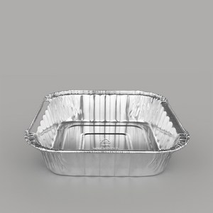 알루미늄 경냄비 밀키트 일회용배달포장용기 알미늄 S25 사각직화오븐전골냄비 200개