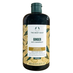 더바디샵 진저 안티 댄드러프 샴푸, 400ml, 3개