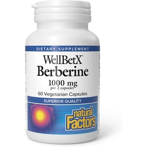 네추럴팩터스 웰벳X 베르베린 1000mg 베지테리안 캡슐, 120정, 1개