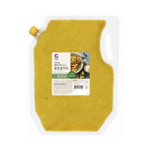 청정원 뿌팟퐁커리 소스 2kg, 5개