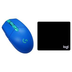 로지텍 무선마우스 + 마우스 패드 일반형