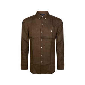 폴로랄프로렌 로고 자수 셔츠, 브라운계열, Standard XL(KR 43)