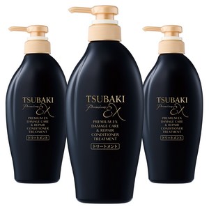 츠바키 프리미엄 EX 데미지 케어 앤 리페어 컨디셔너 트리트먼트 450ml, 450ml, 3개