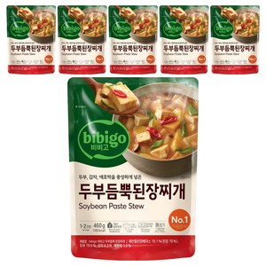 비비고 두부듬뿍 된장찌개, 460g, 6개