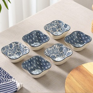 Jin zhong tai 반찬 소스 접시 6개입 JD002