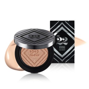 조성아22 씨앤티 시카 앰플 대왕쿠션 파운데이션 SPF50+ PA++++ 25g + 리필 25g, 1호라이트베이지, 1개