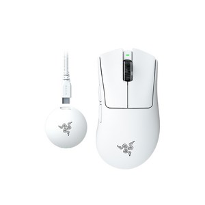 레이저코리아 데스에더 V4 프로 게이밍 마우스 파우치 세트 Razer DeathAdder V4 Pro White