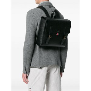 톰 브라운 언스트럭처드 가죽 백팩