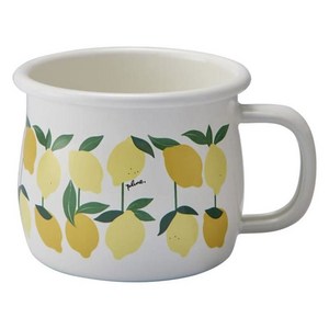 다마하시 플룬 법랑 머그컵 380ml 일본제