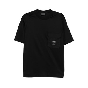 엠포리오아르마니 포켓 디테일 티셔츠