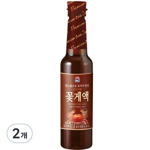 사조 프리미엄 꽃게액, 2개, 550ml