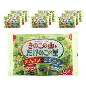 메이지 버섯산과 죽순 마을 우지말차 & 니시오말차 8개입, 10개