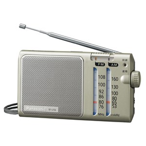 파나소닉 라디오 FMAM와이드 FM 대응 실버 RF-U156-S