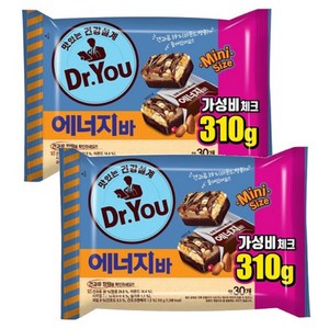 닥터유 에너지바 미니, 310g, 2개