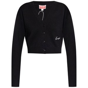 겐조 플라워 자수 가디건, 블랙계열, Standard XS