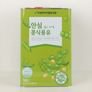 맛소풍 안심 콩식용유 18L 맑고 고소한 대두유 업소용 콩기름, 1개