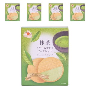 닛코쇼쿠힌 말차 크림 샌드 고프레트 5개입, 5개