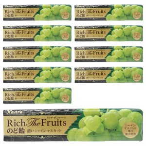 칸로 리치 더 프루트 목캔디 진한 머스캣 스틱 타입 11개입