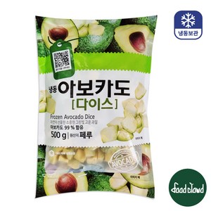 냉동 아보카도 다이스 500g, 1개