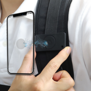 배민 커넥트 쿠팡이츠 배달 가방 스마트폰 핸드폰 거치대 자석 클립 고리 특허 아이디어 용품, 블랙 기본, 1개