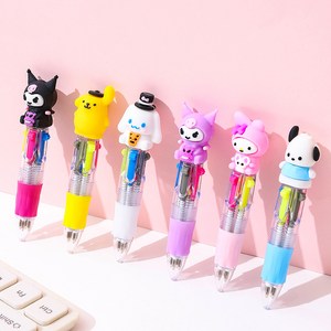 쿠로미 4색 볼펜 일체형, 6개