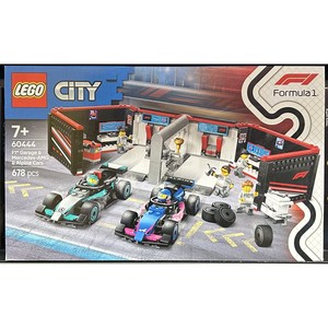 레고 시티 60444 F1 정비소와 Mercedes AMG + Alpine 레이스 카