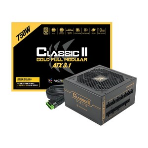 마이크로닉스 Classic II 750W 80PLUS골드 풀모듈러 ATX3.1