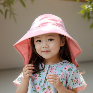 심플 아동플랩캡 수영모자 아기 물놀이 키즈캡