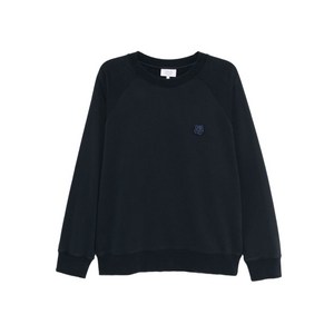 메종키츠네 로고 자수 패치 스웨트셔츠, 블루계열, Standard S(KR 95)